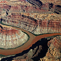 Aerial View of the Confluence of the Green and Colorado Rivers