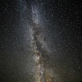 Milky Way over Mammoth Hot Springs in Yellowstone National park